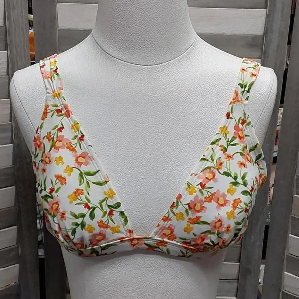 Women's Triangle Bikini Top | Shade & Shore | Medium (8/10)